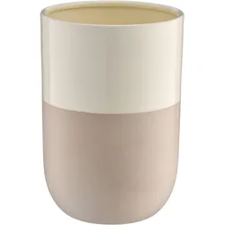 Vase LOOK LIKE STONEWARE (LBH 13x13x18,50 cm) - gelb - LBH 13x13x18,50 cm