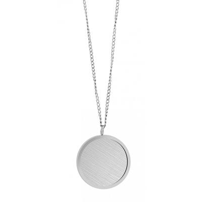 Kette mit Anhänger ADELIA´S "Unisex Edelstahl Halskette mit Anhänger", silber, Halsketten, Damen, Edelstahl