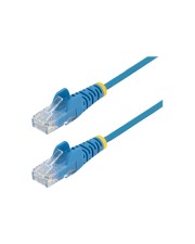 StarTech.com Cable Blue Slim Cat6 Patch Cord 2m Kabel Netzwerk 2 m low-smoke zero-halogen Blau (N6PAT200CMBLS)