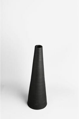 BIDK Home "Terracotta Vase Natural Black Dia 4.33"" - NATURAL BRUNT BLACK - NATURAL BRUNT BLACK"