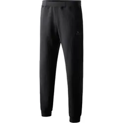 ERIMA Herren Sweatpant mit Bündchen, Größe S in Schwarz Schwarz