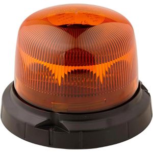 Hella Warnleuchte RotaLED 2XD 013 979-001 orange, mit 360° LED, mit 12 / 24 V, anschraubbar, ECE R65, Rundumkennleuchte