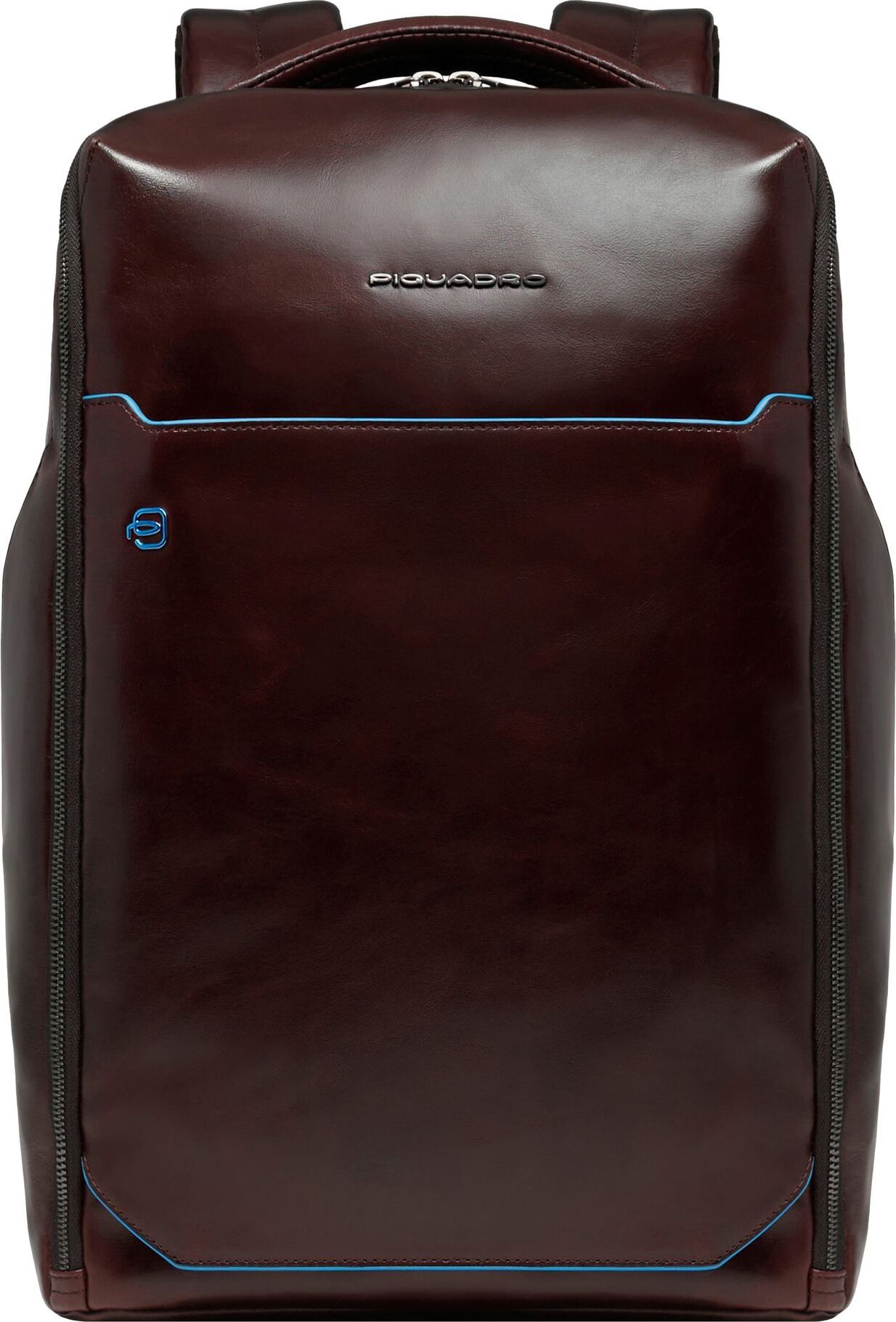 Piquadro Blue Square Daypack RFID Schutz Leder 39 cm Laptopfach