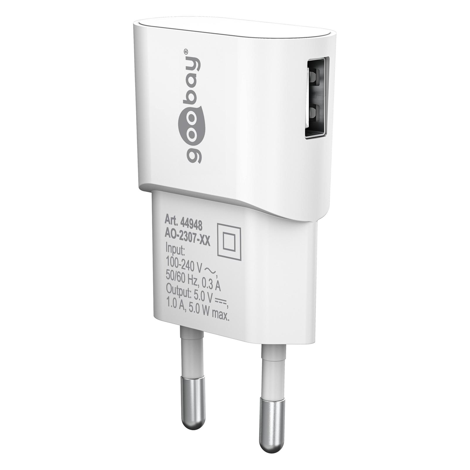 Goobay USB-A Ladegerät mit Apple Lightning Kabel (5 W, 1 Port) (45295)