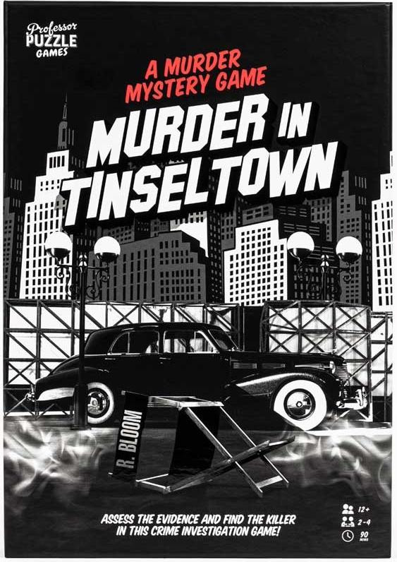 Professor Puzzle Moord in Tinseltown: Een spannend kaartspel vol mysteries voor detectives