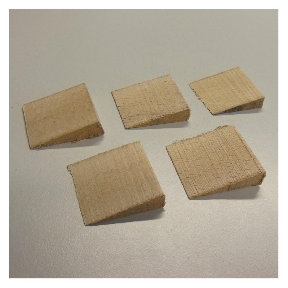 Haromac Stielkeile Holz 5-tlg (30490050SB)