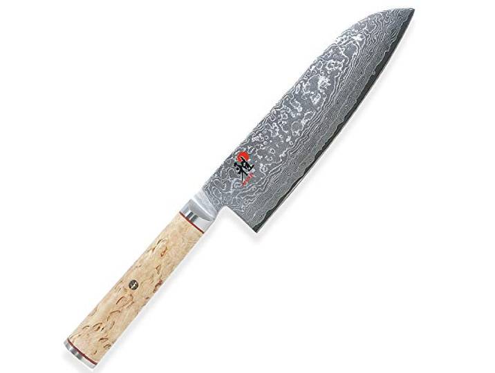 Miyabi 34374-181-0 Couteaux Japonais Santoku 180 mm Argent