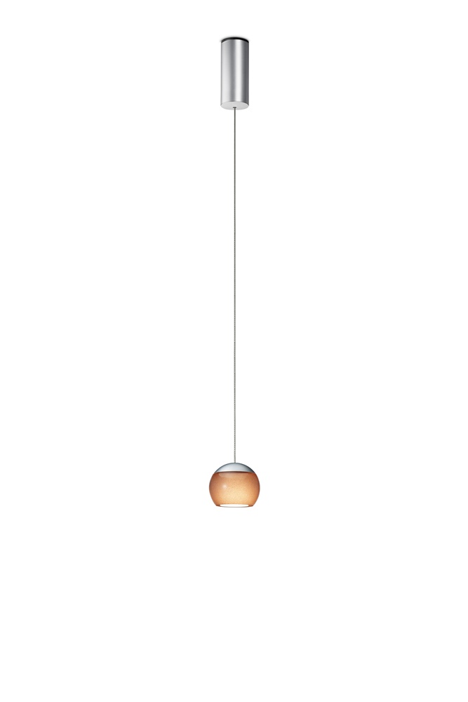 Oligo LED-Einzelpendel BALINO Chrom matt / tabak 42-880-15-06/40 4035162336533
