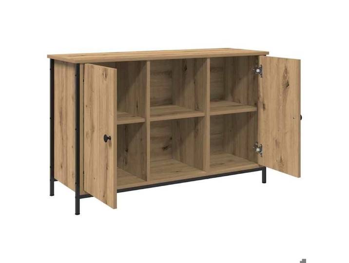 Cabinet TV - Marron - Ensemble Meuble TV - Chêne artisanal 101x35x65 cm T4399
