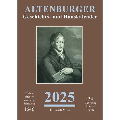 Altenburger Geschichts- und Hauskalender 2025, Paperback von Autorenkollektiv, E. Reinhold Verlag, 978-3-95755-092-7