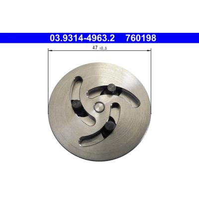 ATE Adapter, Bremssattelkolben-Rückstellwerkzeug 03.9314-4963.2