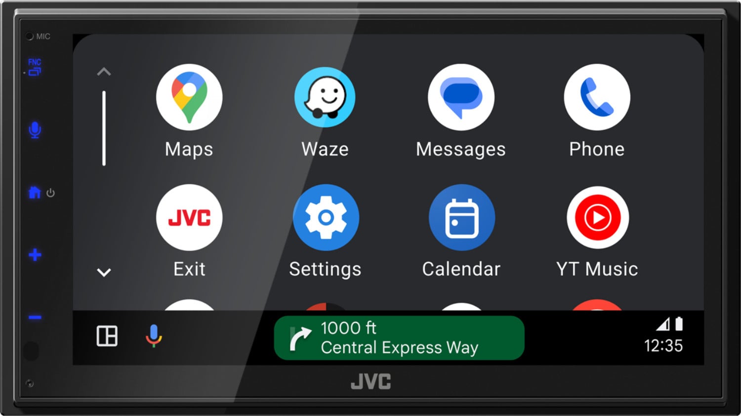 Jvc Kw-M595Dbt Bluetooth hoofdtelefoon - Zwart