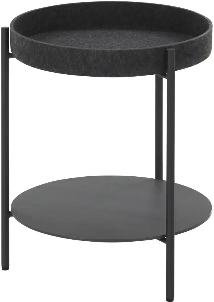 SCHÖNER WOHNEN Kollektion Beistelltisch  Twist ¦ grau ¦ Maße (cm): H: 49  Ø: 40