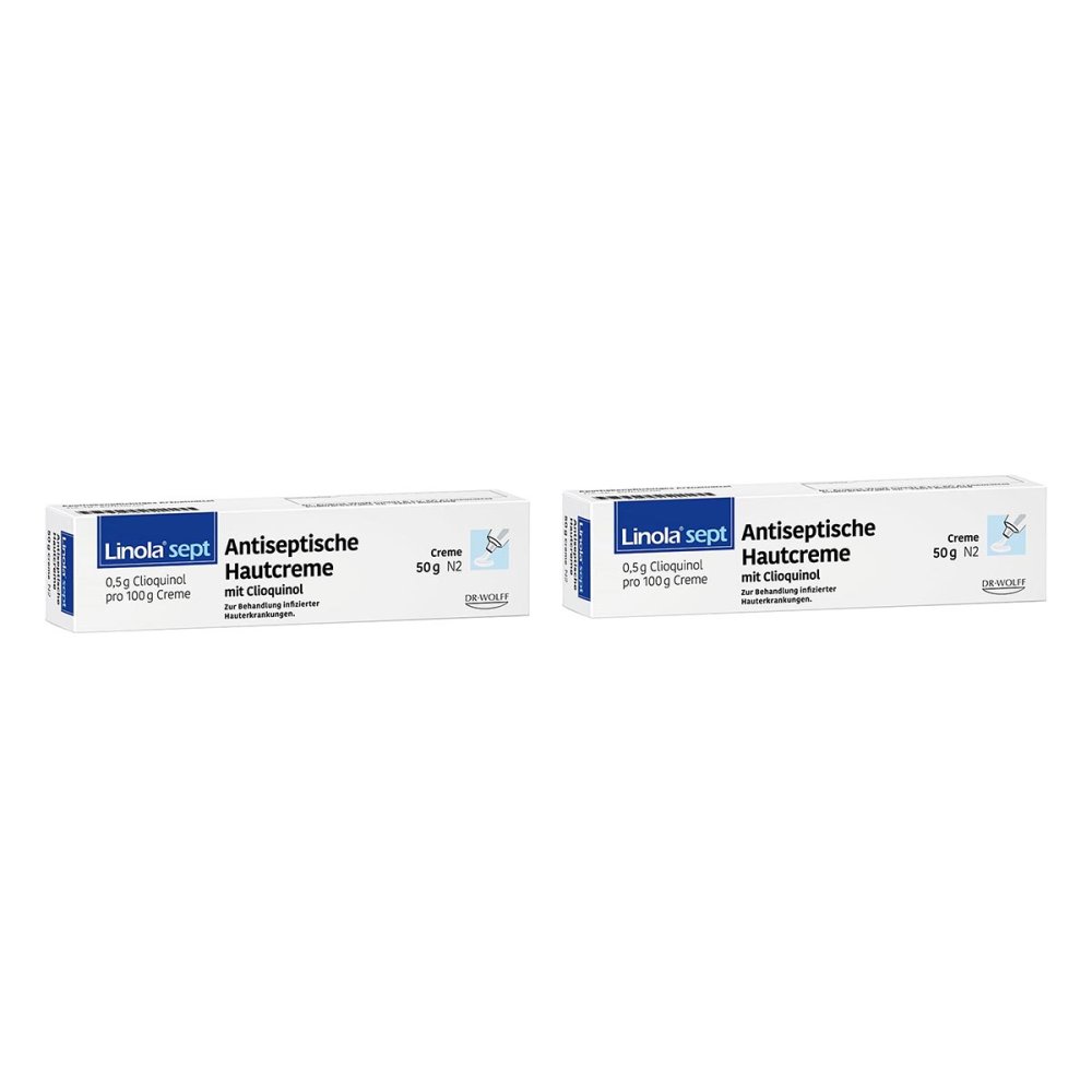 Dr. August Wolff GmbH & Co. KG Arzneimittel Linola sept Antiseptische Hautcreme mit Clioquinol 08102190