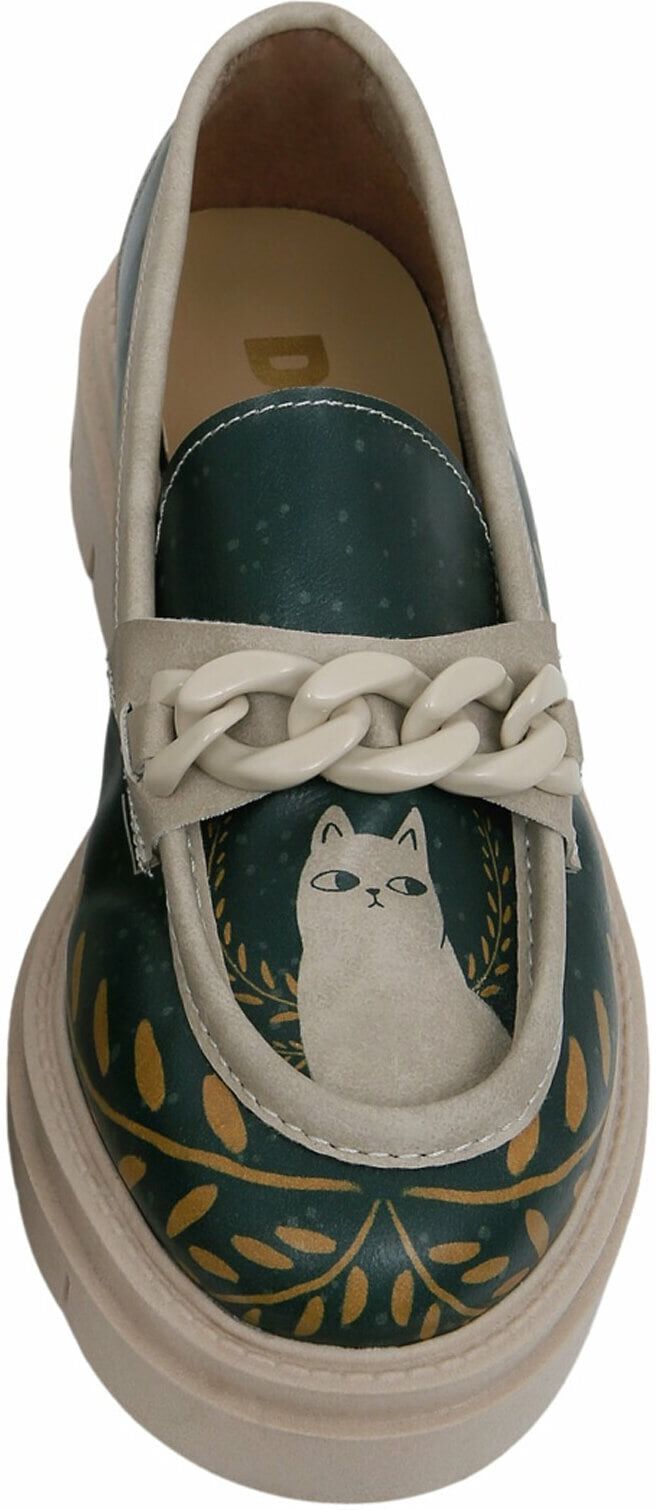 Loafer DOGO "Cindy Loafer I Do What I Want Damen Halbschuhe", Damen, Gr. 38, Normalschaft, beige (natur), Lederimitat, Schuhe Loafer, Handgefertigt