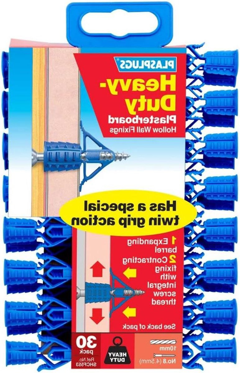 Huisbevestigingen Gipsplaat Bevestigingen Grijs - 30 stuks