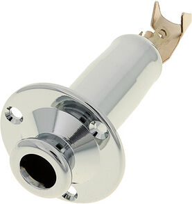 Harley Benton Parts End Pin Jack Acoustic CH Chrom