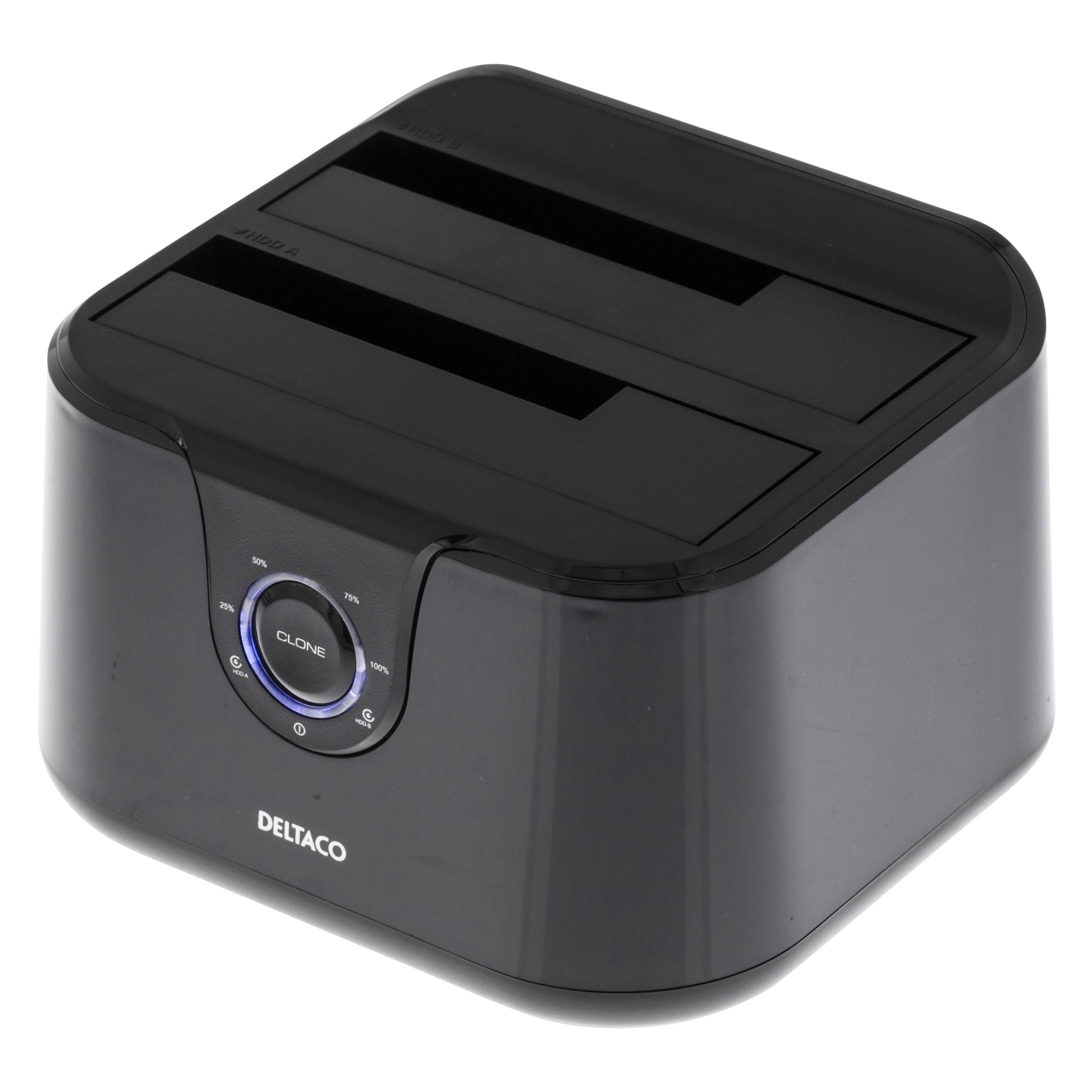 Deltaco MAP-GD35U3 - Festplatte - Serial ATA III - 2.5,3.5 Zoll - 4 TB - USB 3.2 Gen 1 ( (2.5", 3.5") (MAP-GD35U3)