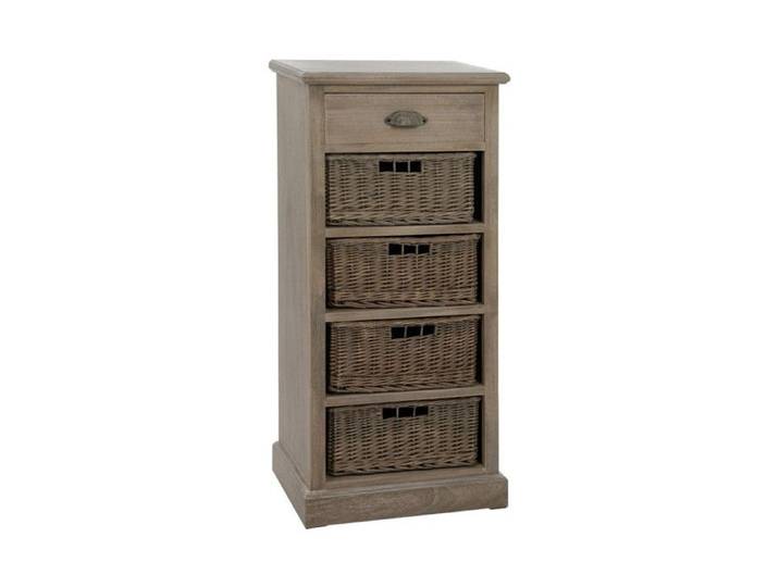 Commode 4 Paniers & 1 Tiroir  Catherine  107cm Naturel