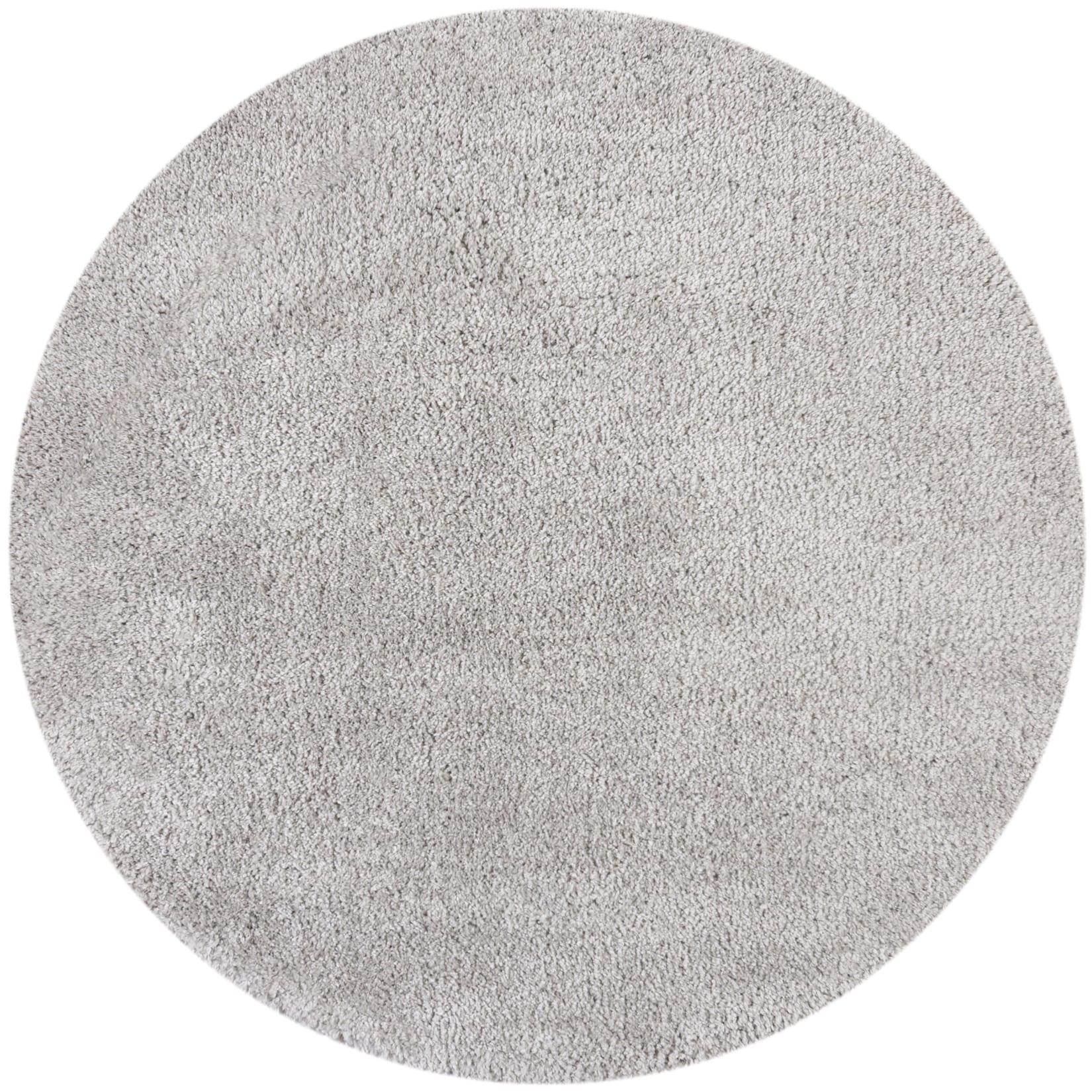 Teppich uni Grau Ø133 cm - LYNE Kadima Design