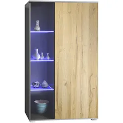 VITRINE Davos Eiche Natur