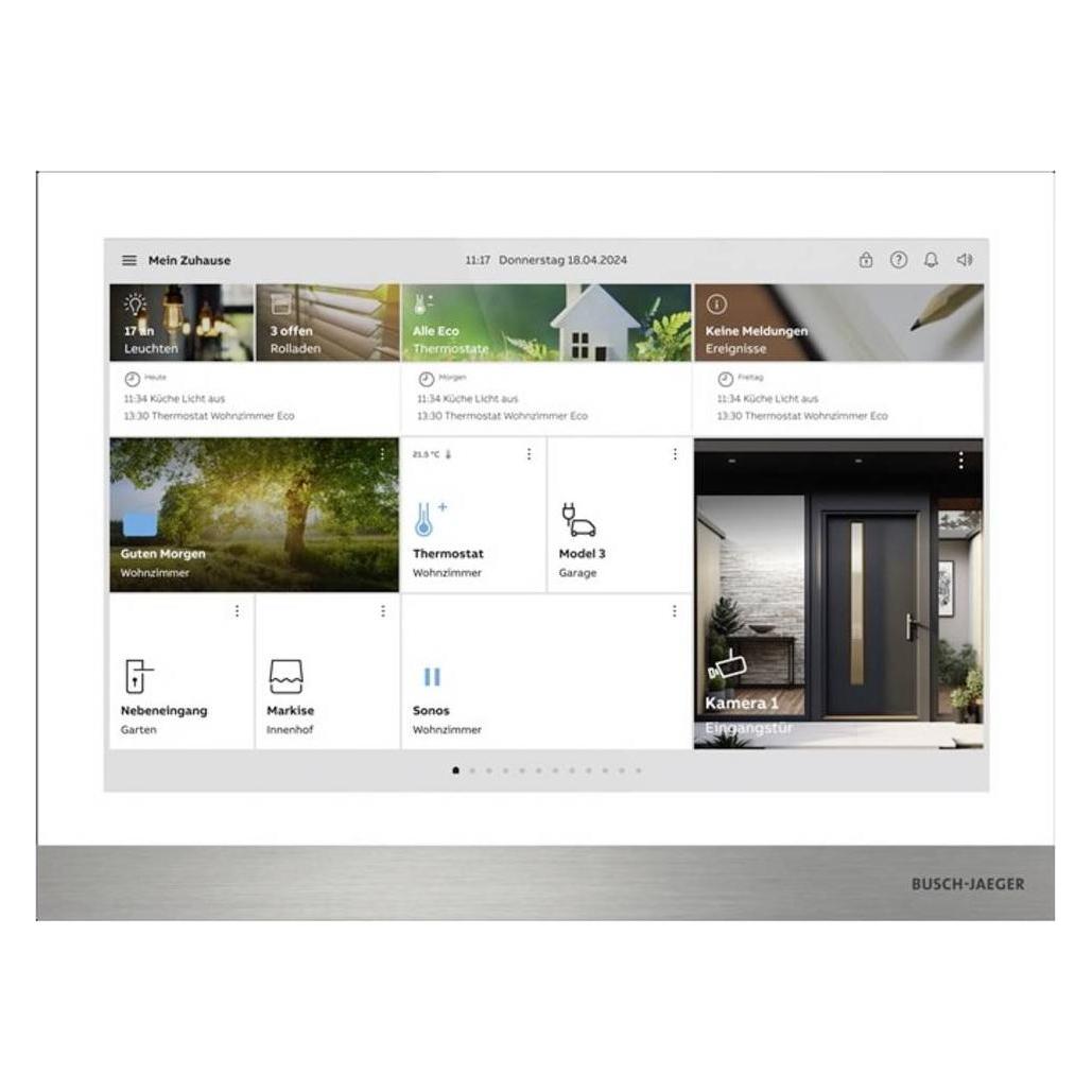Busch-Jaeger Touch-Bedienelement H8237-5W-03 IP touch 10 LAN/LAN (Indoor) (2TMA130050W0060)