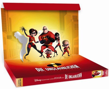Brad Bird - Die Unglaublichen - The Incredibles (3D-Pop-Up-Box) [2 DVDs] - Preis vom 07.10.2026 11:45:10 h