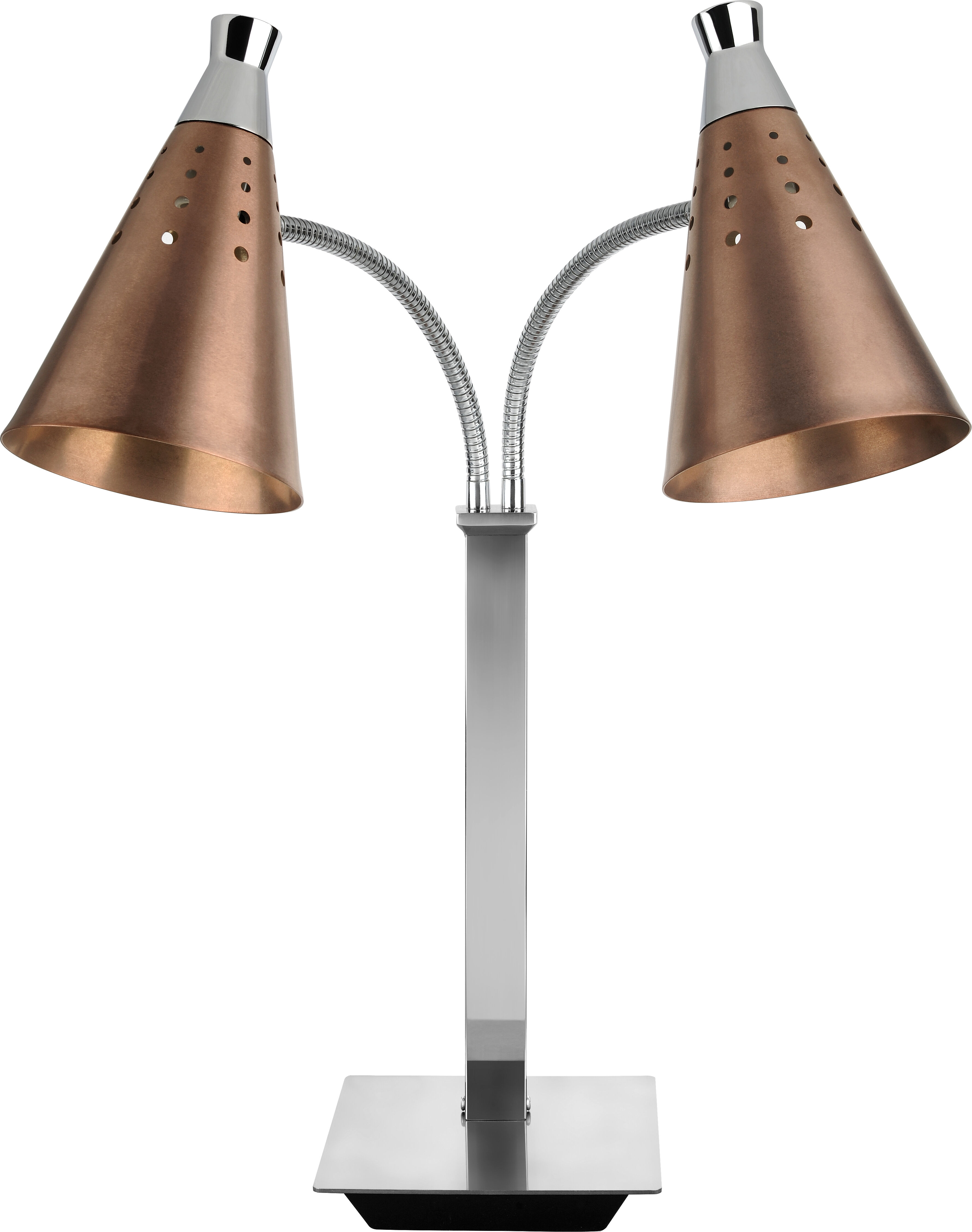 Yegam Lampada riscaldante doppia bronzo 230V T-Collection
