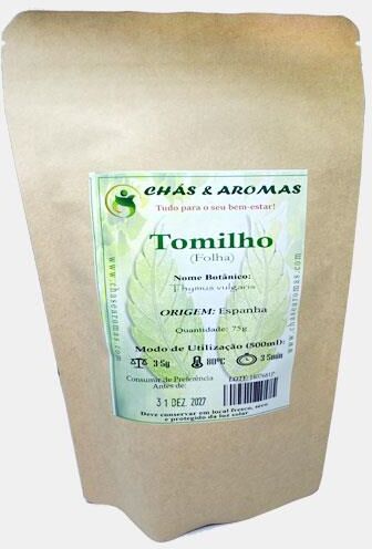CHAS & AROMAS TOMILHO FOLHA 75g