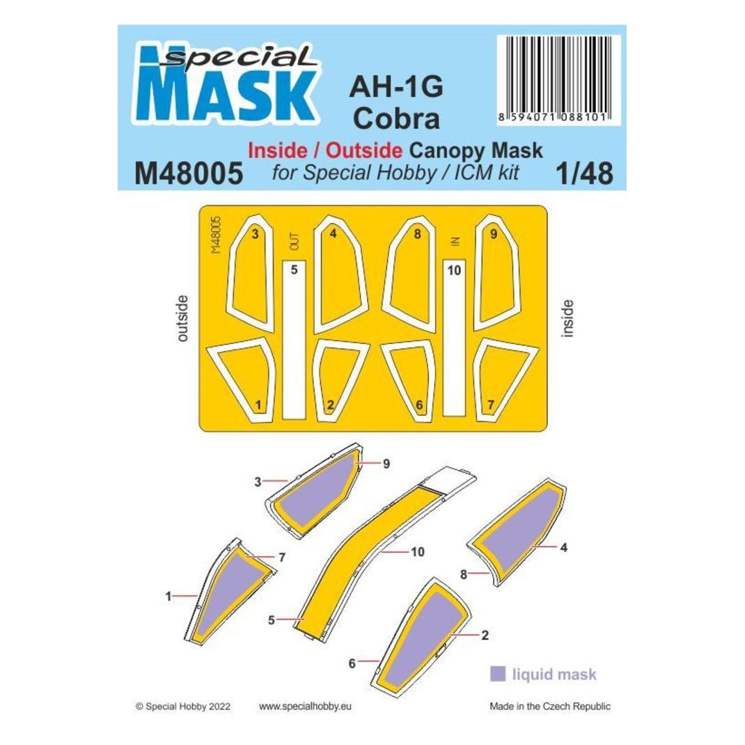 Special Hobby AH-1G Cobra Mask (100-M48005)