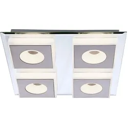 LED Design Decken Lampe Wohn Arbeits Zimmer Beleuchtung Spiegel Leuchte Globo 41113-4