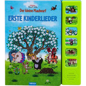 Trötsch Spielbuch 48845, Der kleine Maulwurf, ab 1 Jahr, interaktives Liederbuch