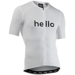 Northwave, Herren, Velotrikot, Blade Hello Goodbye (XL), Weiss, Grau, XL