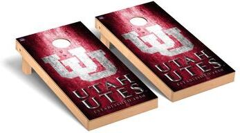 Skip's Garage Utah Utes Museum Cornhole Board Set