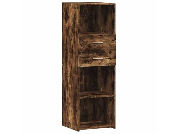 Kaorsrow Highboard Räuchereiche 40x42,5x124 cm Holzwerkstoff Schrank Kompakter Kommodenschrank für Schlafzimmer und Wohnzimmer mit viel Stauraum, pflegeleicht und zeitlos modern gestaltet.