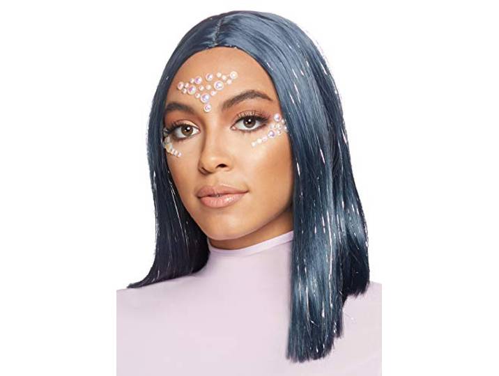 Leg Avenue Carnaval Liri face jewels sticker, Onesize (wit)