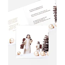 Weihnachtsgrußkarten geschäftlich selbst gestalten mit Spruch und Fotos im Onlinedesigner bei Meine-Kartenmanufaktur.de
