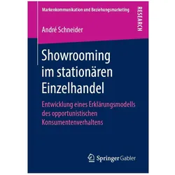Showrooming im stationären Einzelhandel, Fachbücher von André Schneider