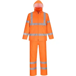 Warnschutz Regen-Set "H448" Essentials - 3XL - Orange