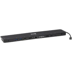 Eaton Tripp Lite Series USB Docking Station USB-C Triple Display 4K HDMI DP schwarz