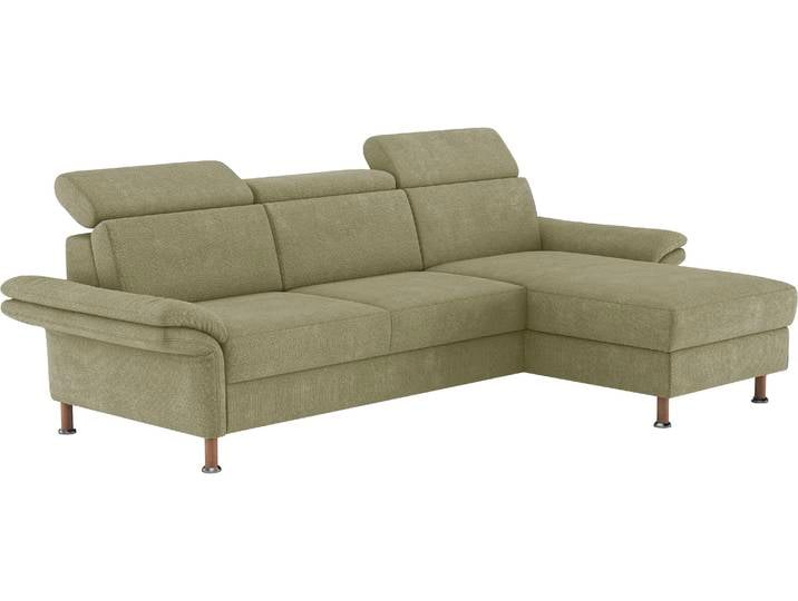 Ecksofa GOODPRODUCT Calypso L-Form , grün, B:260cm H:85cm T:172cm, 100% Polyester, Sofas, Ecksofa, mit motorischen Funktionen im Sofa und Recamiere
