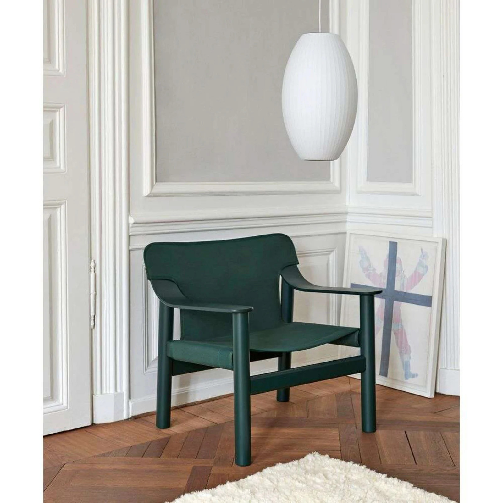 HAY Nelson Cigar Crisscross BB hanglamp Ø33cm - Kunststof