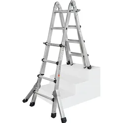 ILLER-LEITER Teleskopleiter Levelmaster 4x5 Spross.+Ausleger 64215