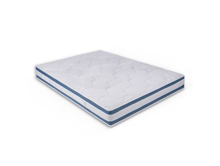 ALPES BLANC - Matelas Gaïa Mousse Haute Résilience Confort Equilibré 90x190 cm