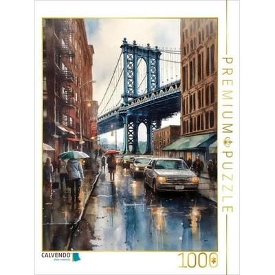 CALVENDO Puzzle Manhattan Bridge | 1000 Teile Lege-Größe 64x48cm Foto-Puzzle für glückliche Stunden