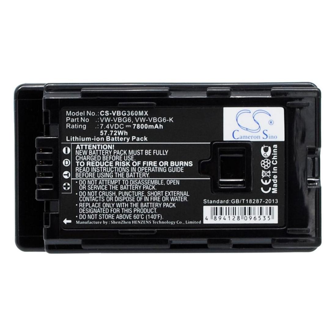 NoName Battery for Panasonic AG-AC130 etc (Kamera Akku) (VBG360MX)