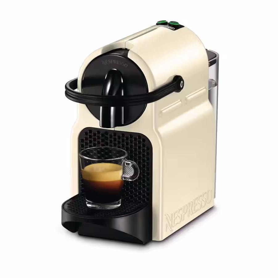 Nespresso Kaffeekapselmaschine Delonghi Inissia EN 80.CW Vanille EN80.CW