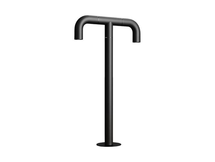 Double LED Design Outdoor-Stehlampe Sleek Schwarz Maytoni