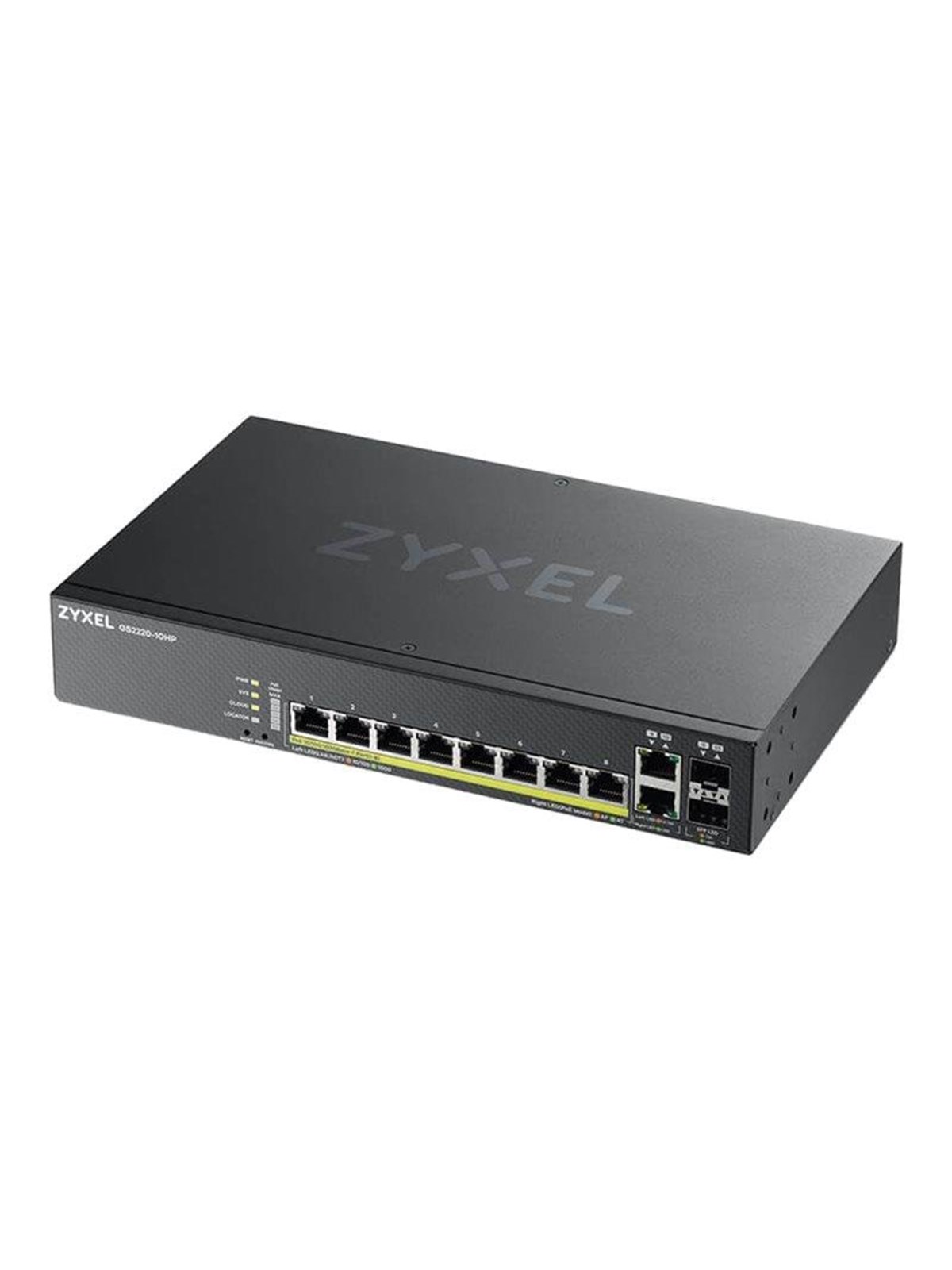 ZyXEL GS2220-10HP - switch - 8 ports - Managed - rack-mountable