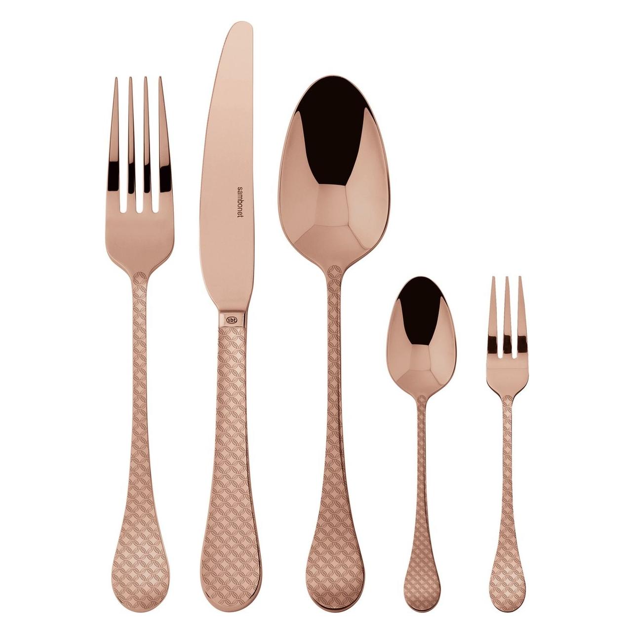Rosenthal Besteck 30tlg.Vh. Taormina Edelstahl/PVD Kupfer (30 Stk., Besteck Set) (34735308)